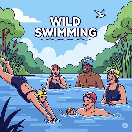 Enjoys swimming